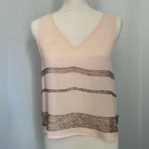 BEBE beaded top size xs